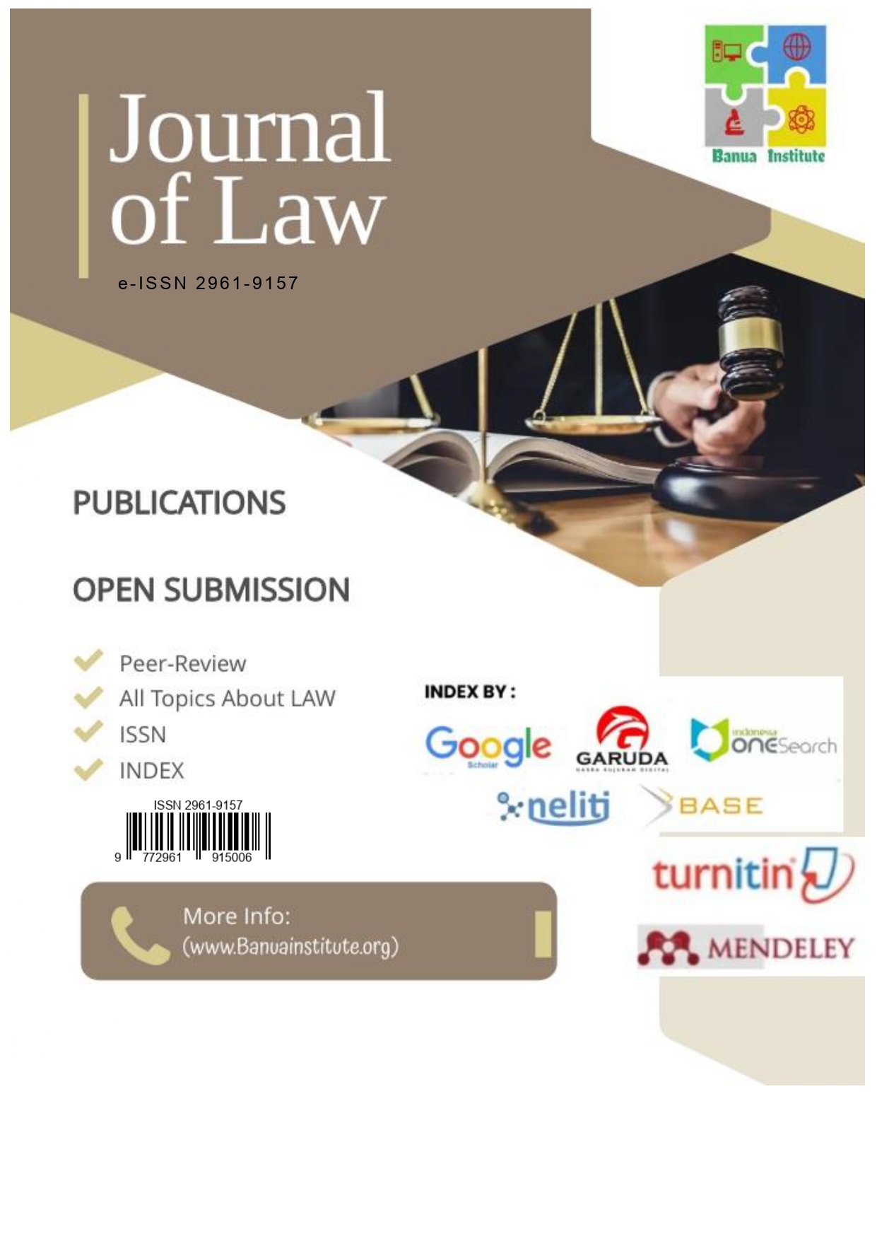					View Vol. 1 No. 1 (2022): Journal of Law (JoLa)
				